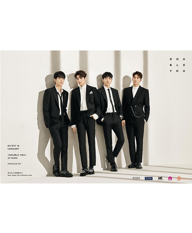 NU'EST 台北演唱會 2018 宣傳海報 Poster NU'EST 台北演唱會 2018 官方宣傳海報 Poster
