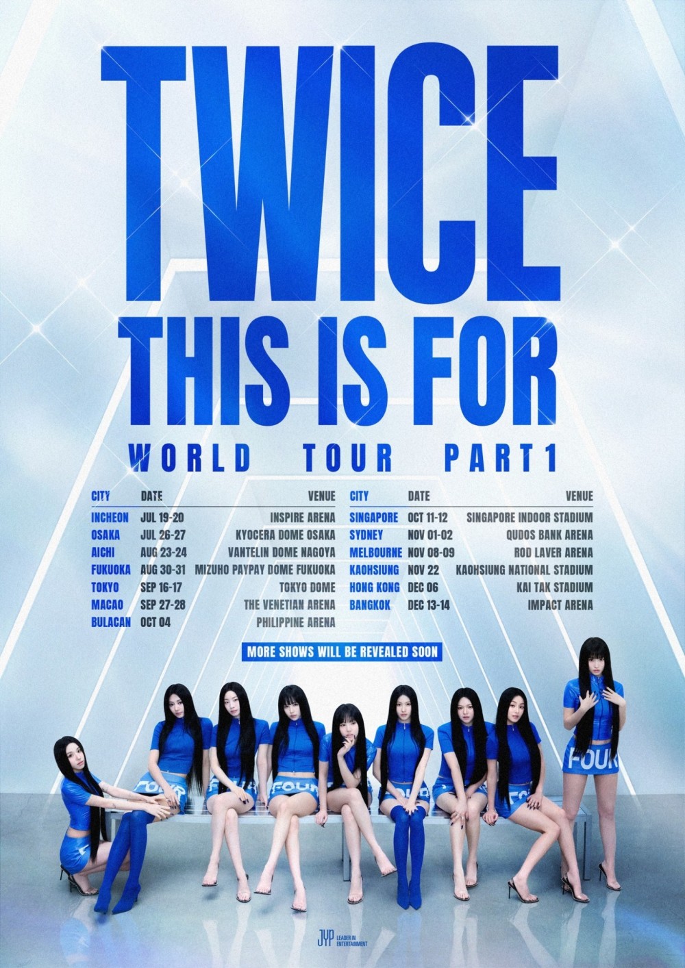 TWICE 高雄演唱會 2025 宣傳海報 Poster TWICE 高雄演唱會 2025 官方宣傳海報 Poster